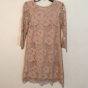 H&M Dress - Size 2 Blush Mauve